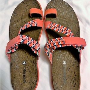 NWOT Merrell Orange Sandal Women Size 10